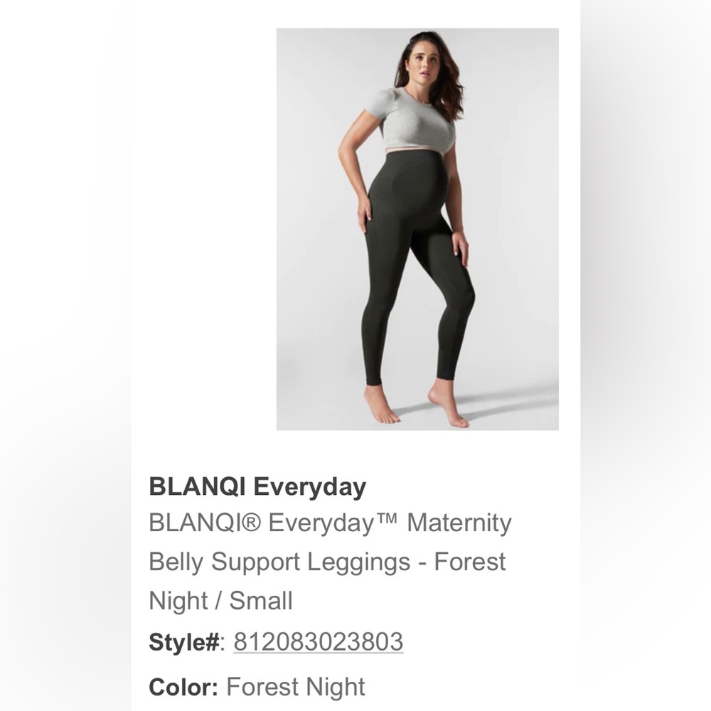 Blanqi Maternity Belly Support Leggings
